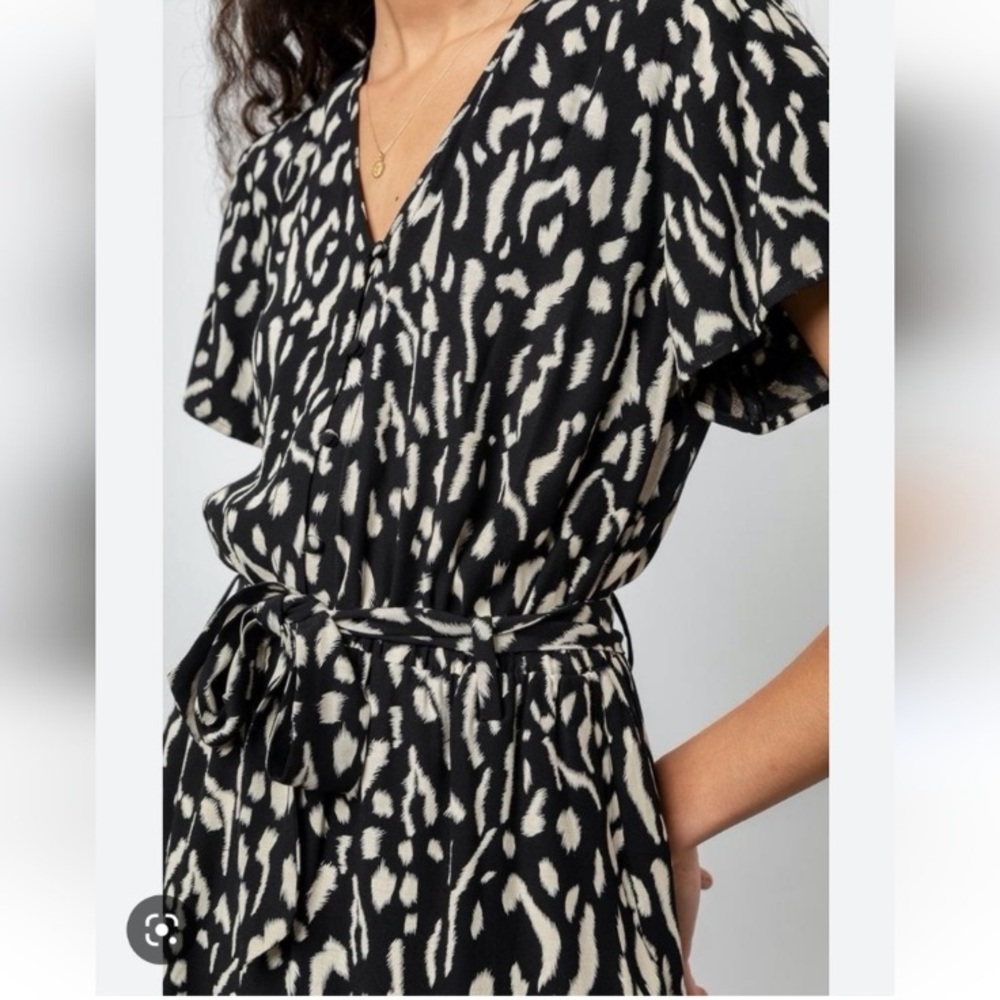 Rails Sofia Abstract Cheetah Romper